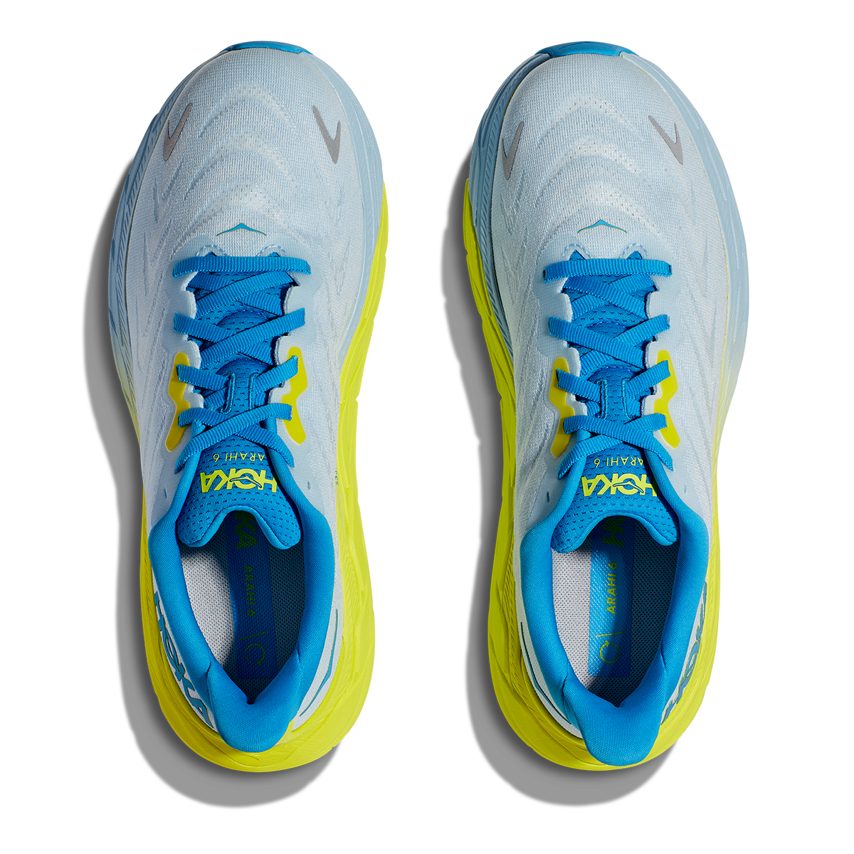 Hoka Arahi 6 - Ice Water - Evening Primrose