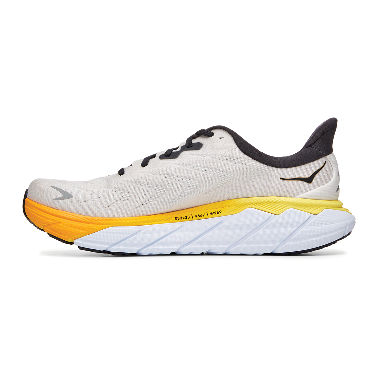 Hoka Arahi 6 - Nimbus Cloud - Blanc de Blanc