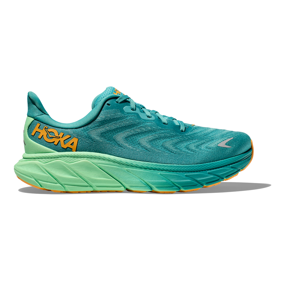 Hoka Arahi 6 - Ocean Mist - Lime Glow