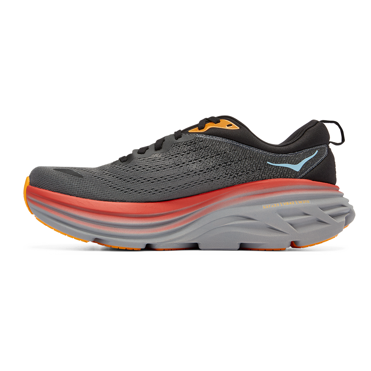 Hoka Bondi 8 - Anthracite - Castlerock