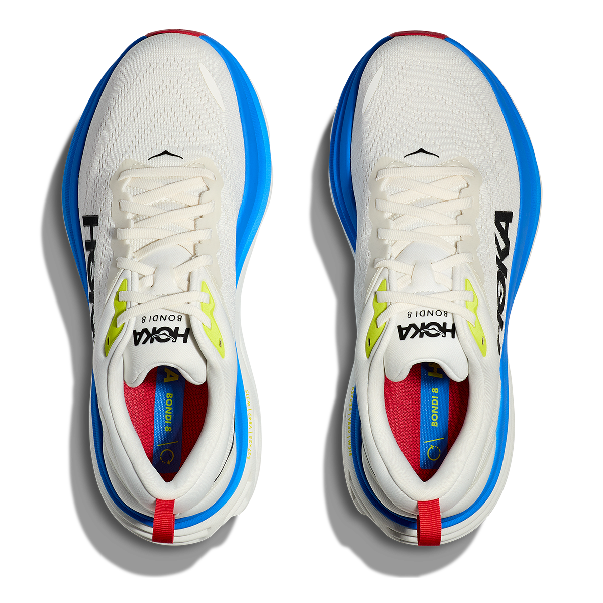 Hoka Bondi 8 - Blanc de Blanc - Virtual Blue