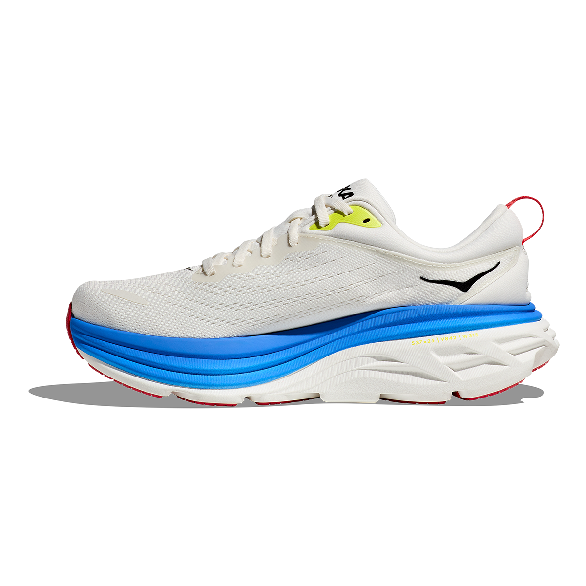 Hoka Bondi 8 - Blanc de Blanc - Virtual Blue