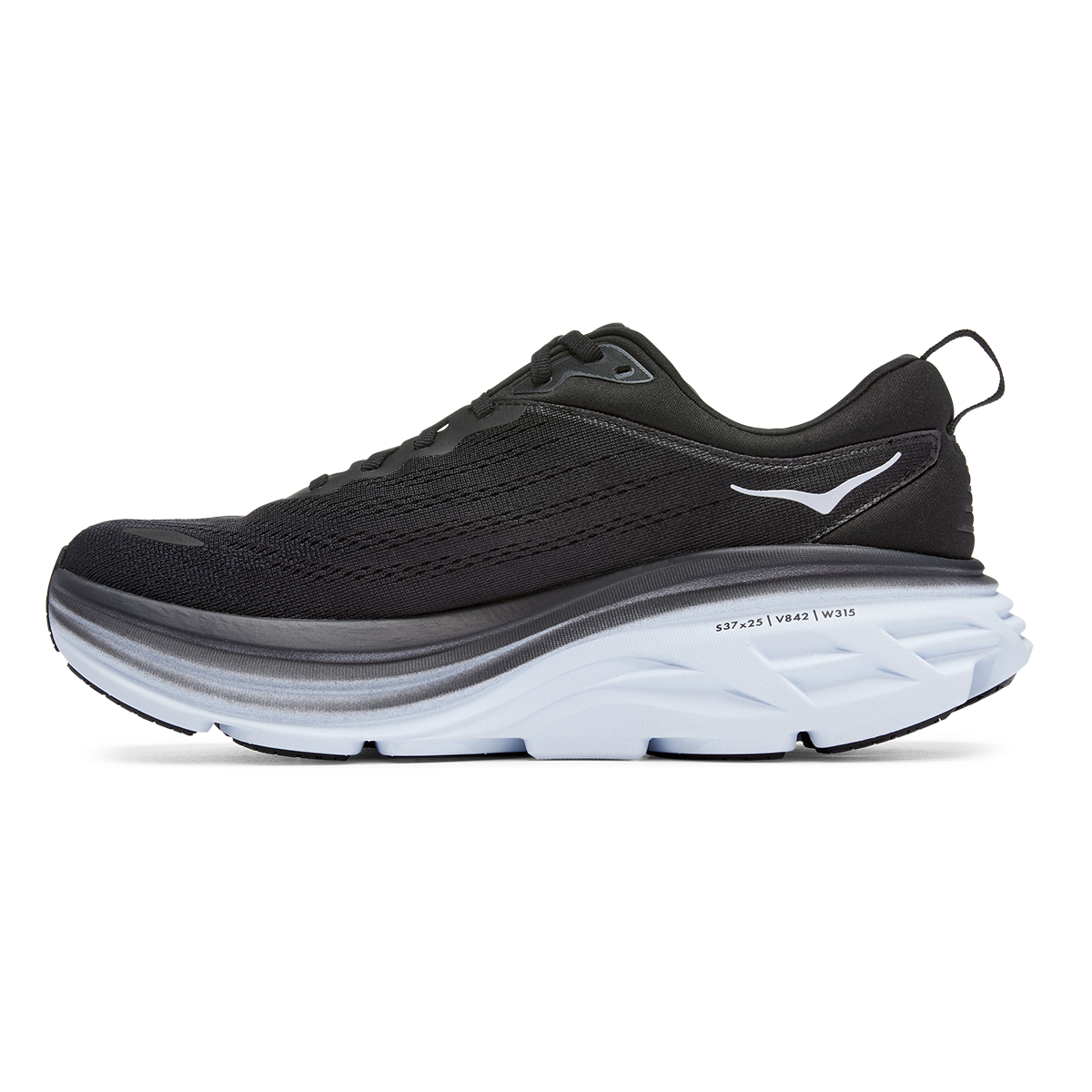 Hoka Bondi 8 - Black - White