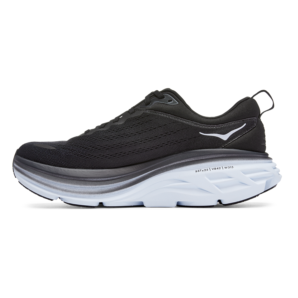 Hoka Bondi 8 - Black - White