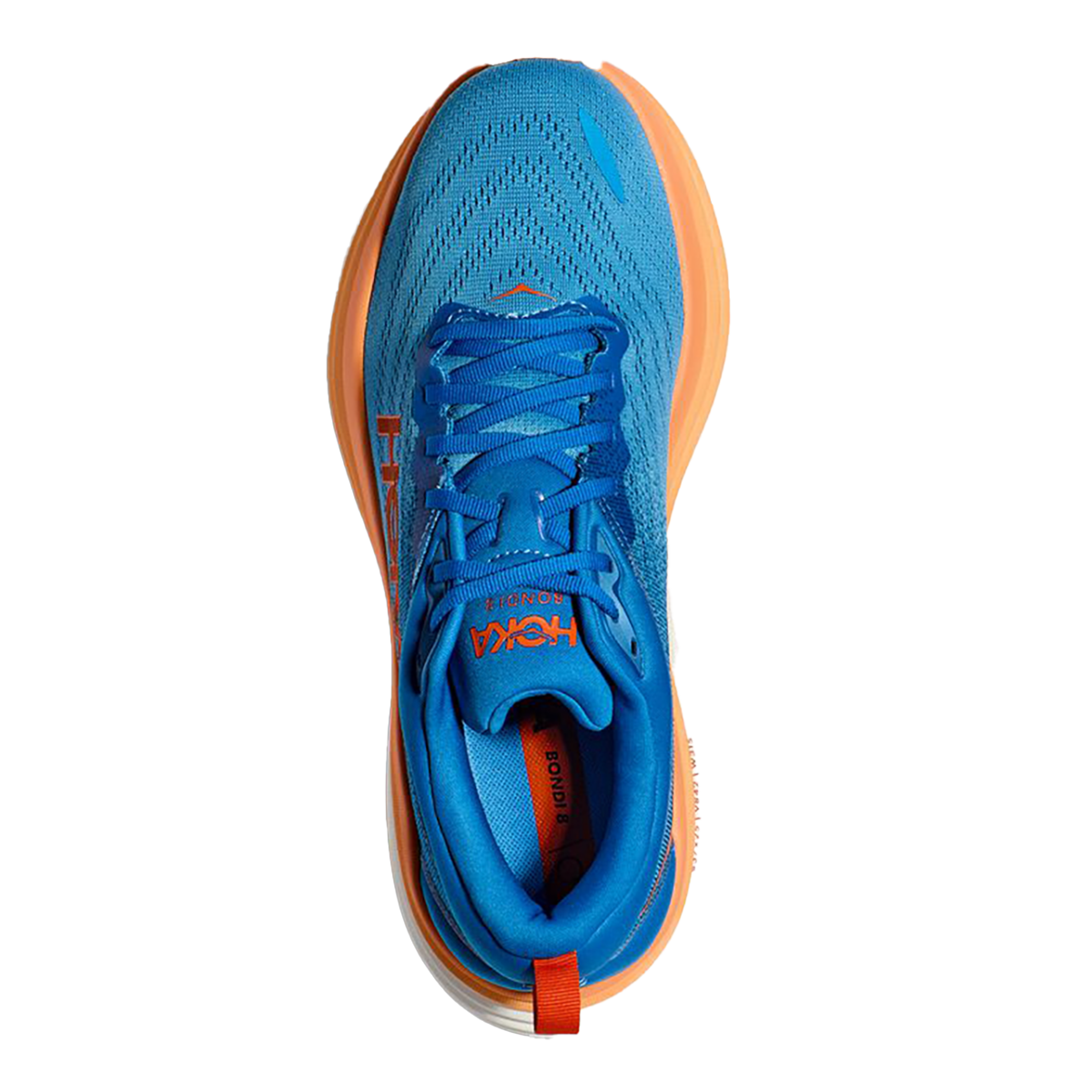 Hoka Bondi 8 - Coastal Sky - Vibrant Orange