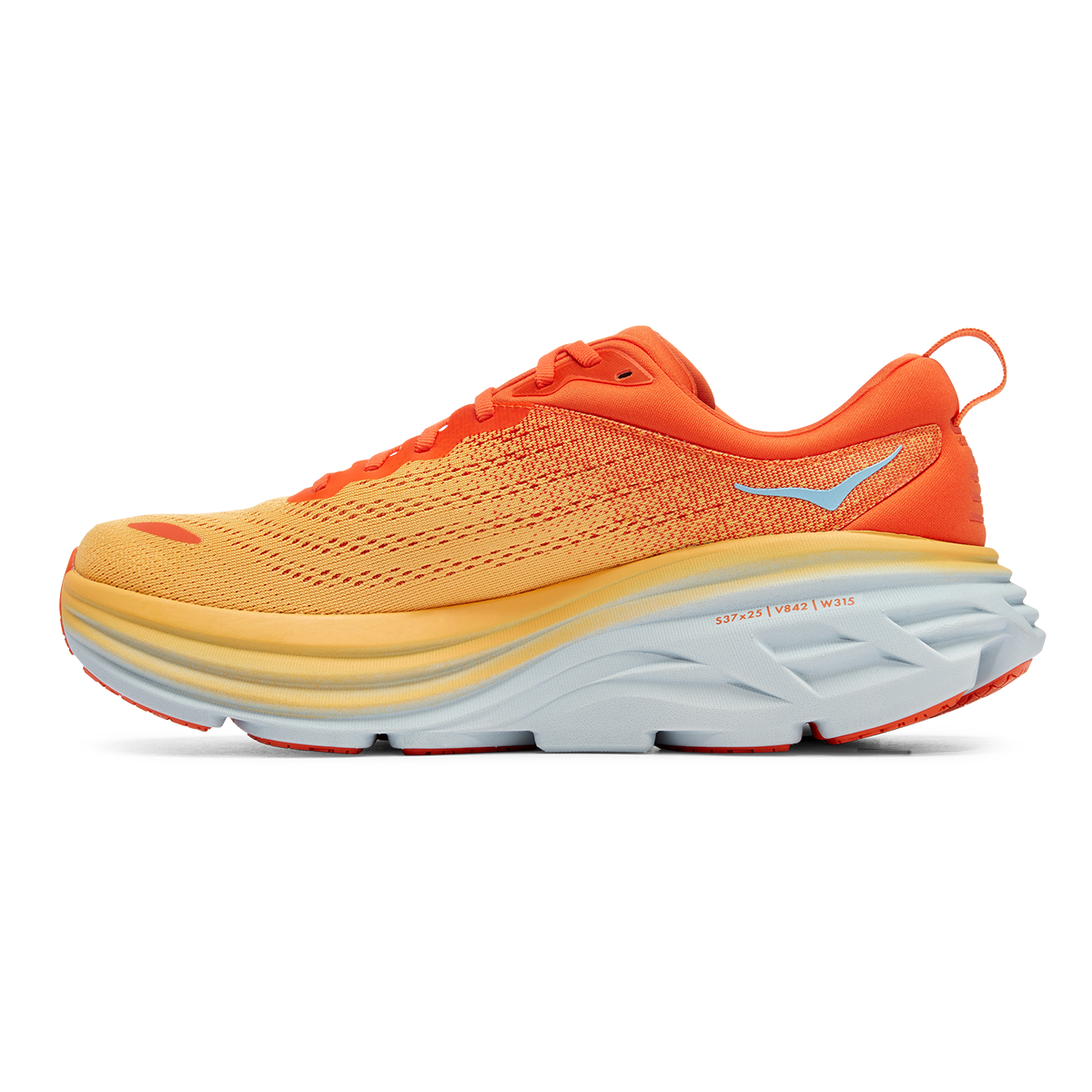 Hoka Bondi 8 - Puffin's Bill - Amber Yellow