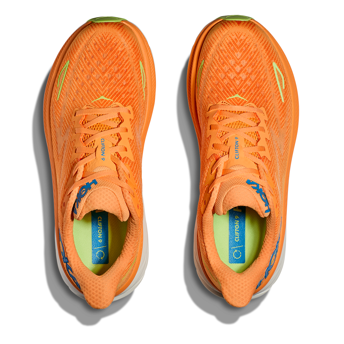 Hoka Clifton 9 - Solar Flare - Lettuce