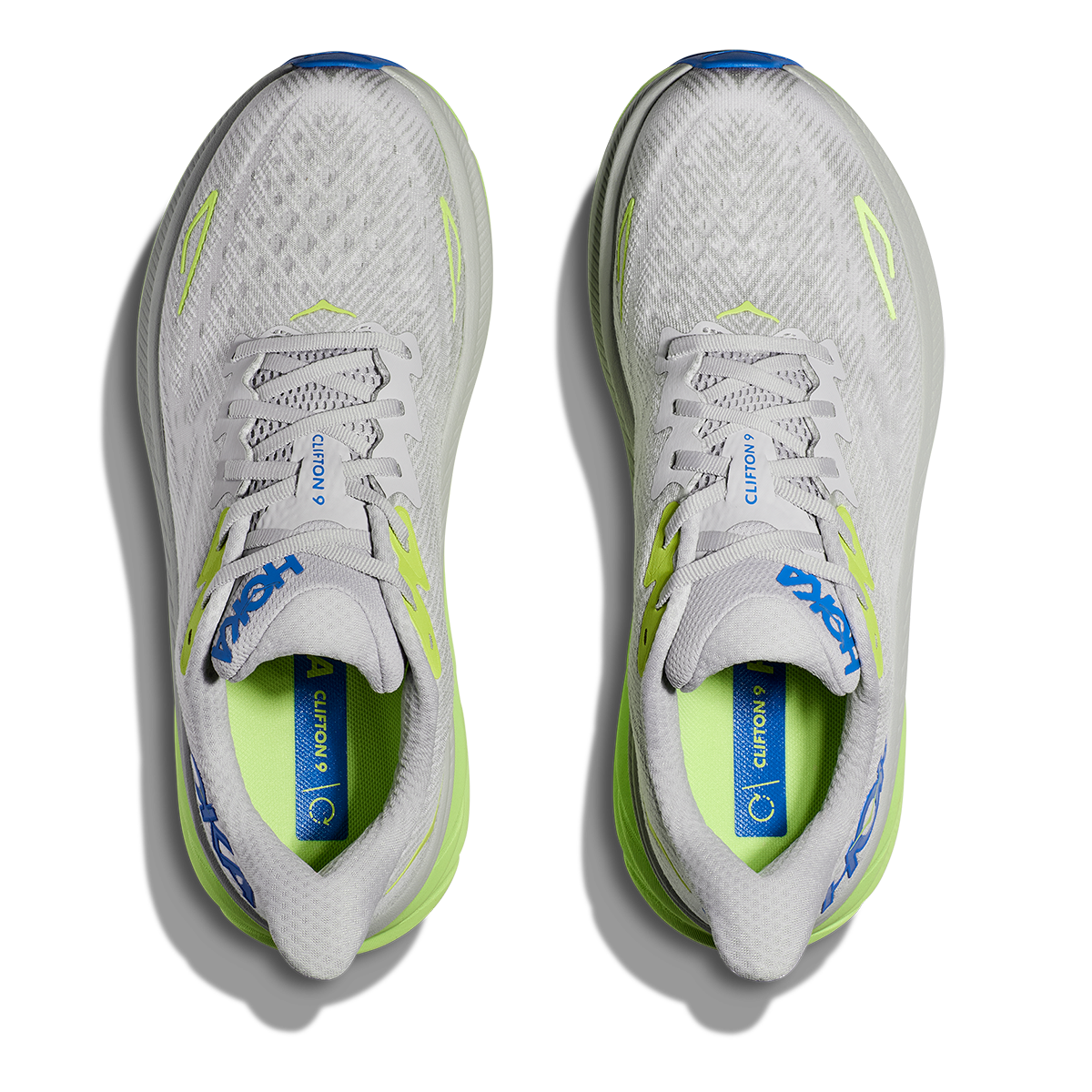 Hoka Clifton 9 - Stardust - Electric Cobalt