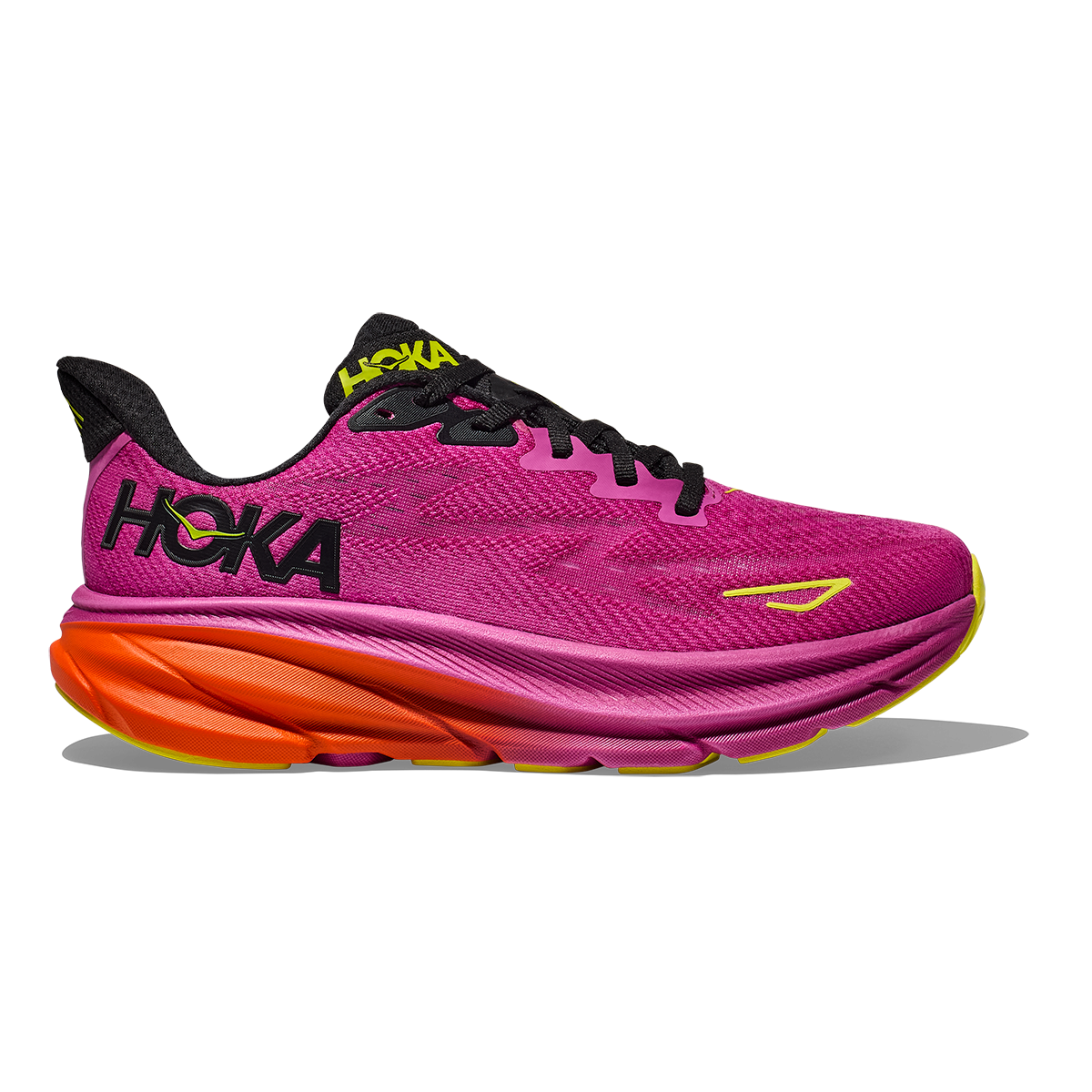 Hoka Clifton 9 - Fuchsia - Black