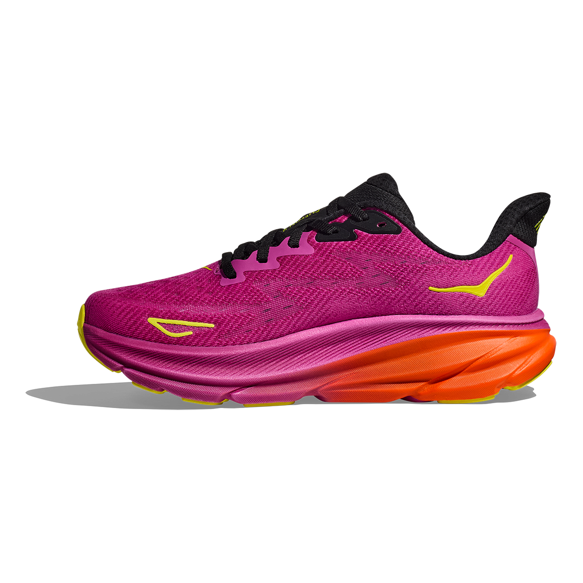 Hoka Clifton 9 - Fuchsia - Black