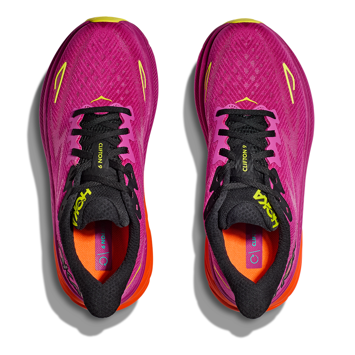 Hoka Clifton 9 - Fuchsia - Black