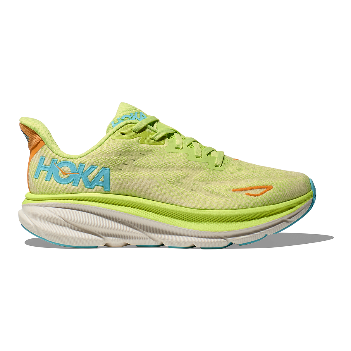 Hoka Clifton 9 - Lettuce - Solar Flare – Fit2Run