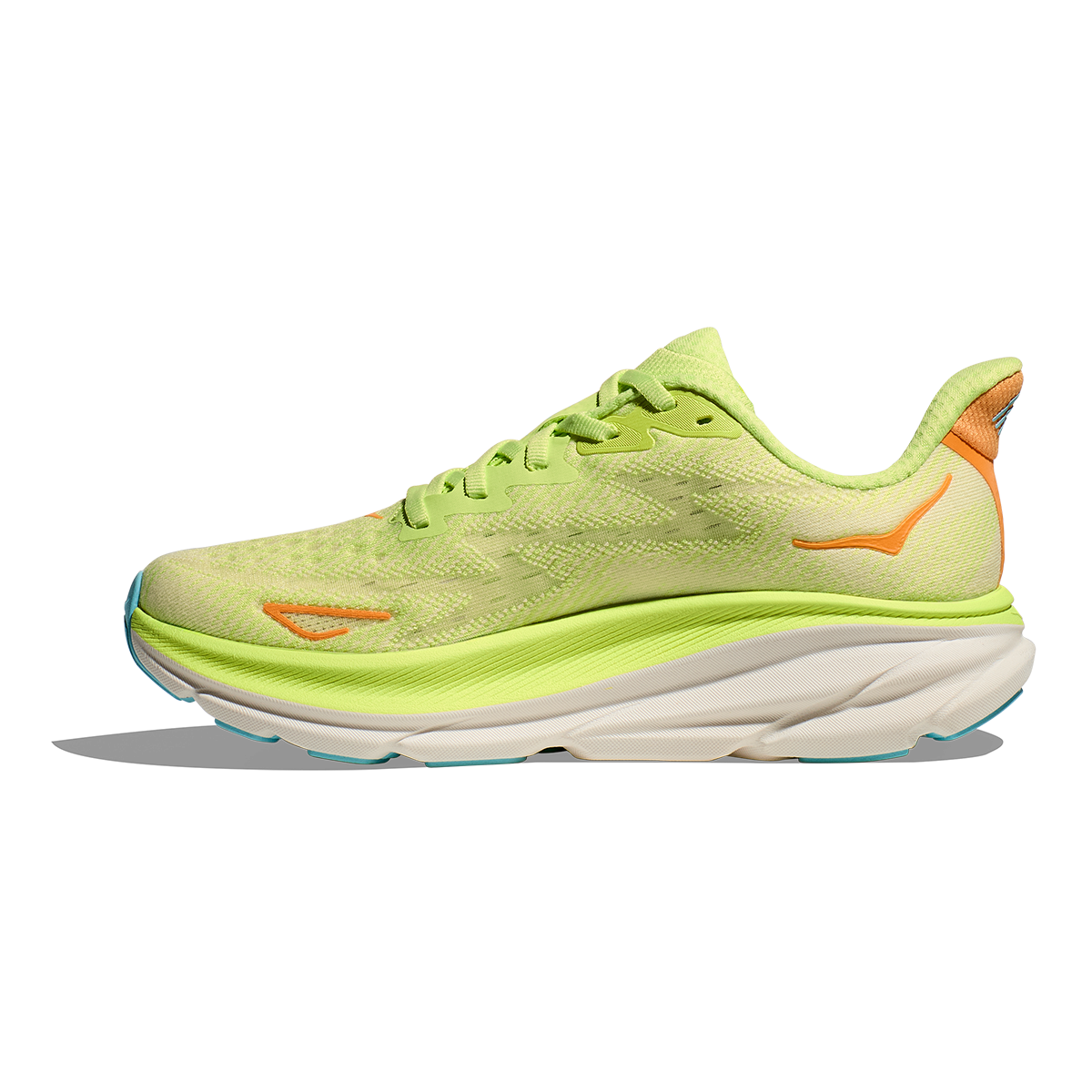 Hoka Clifton 9 - Lettuce - Solar Flare