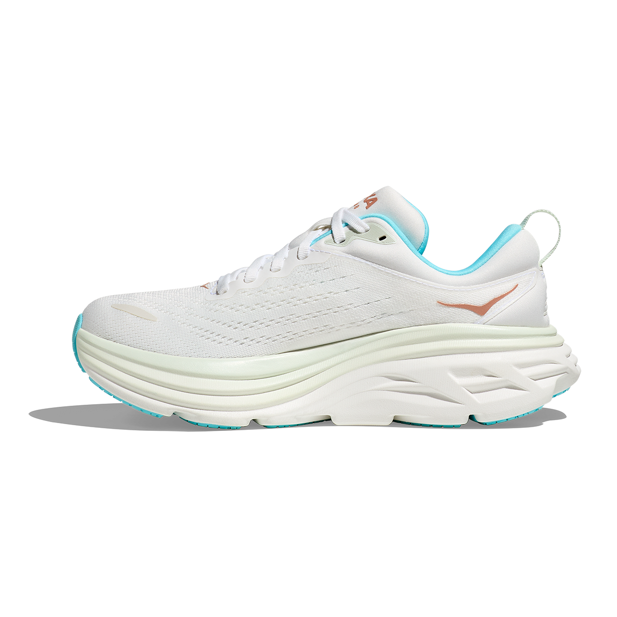 Hoka Bondi 8 - Frost - Rose Gold