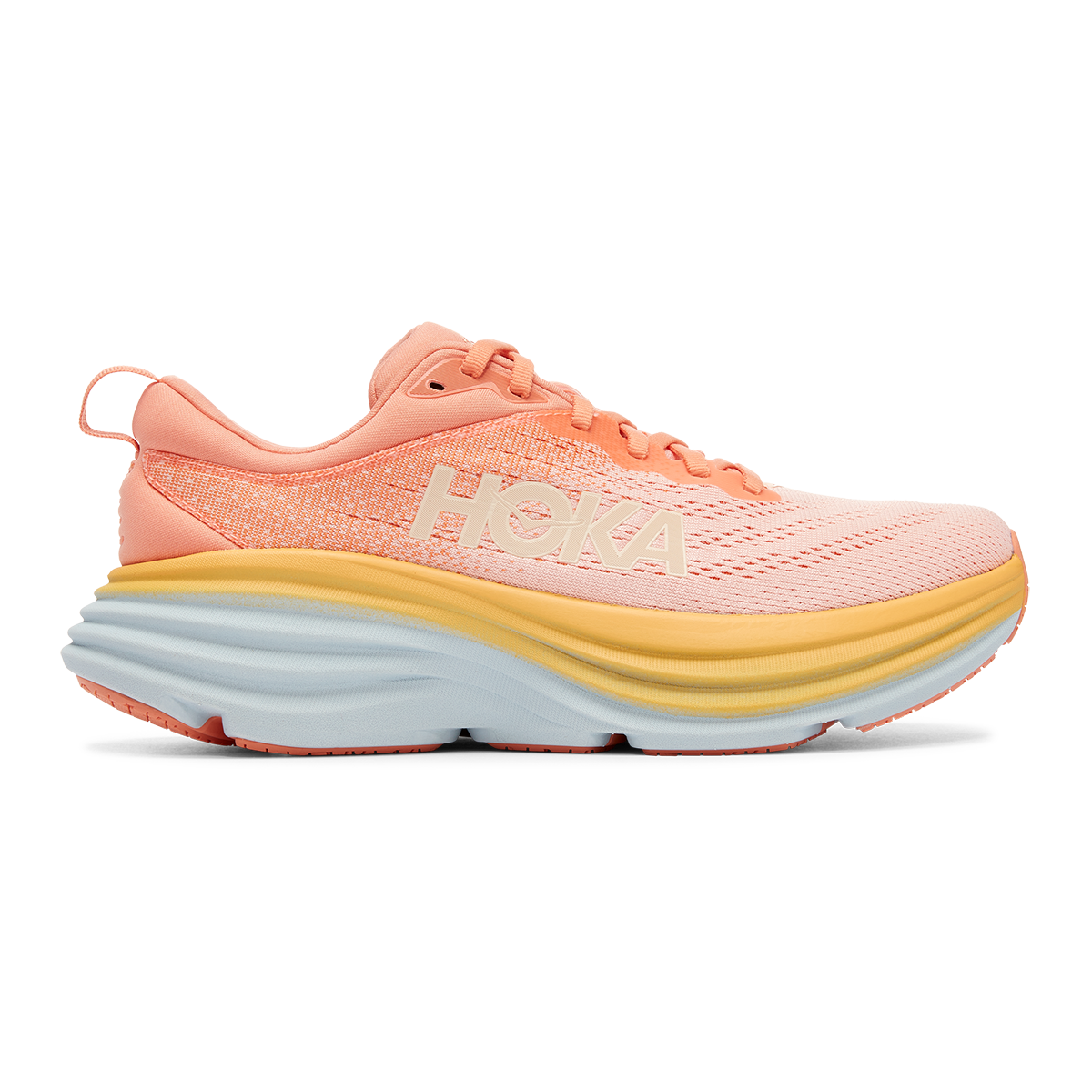 Hoka Bondi 8 - Shell Coral - Peach Parfait