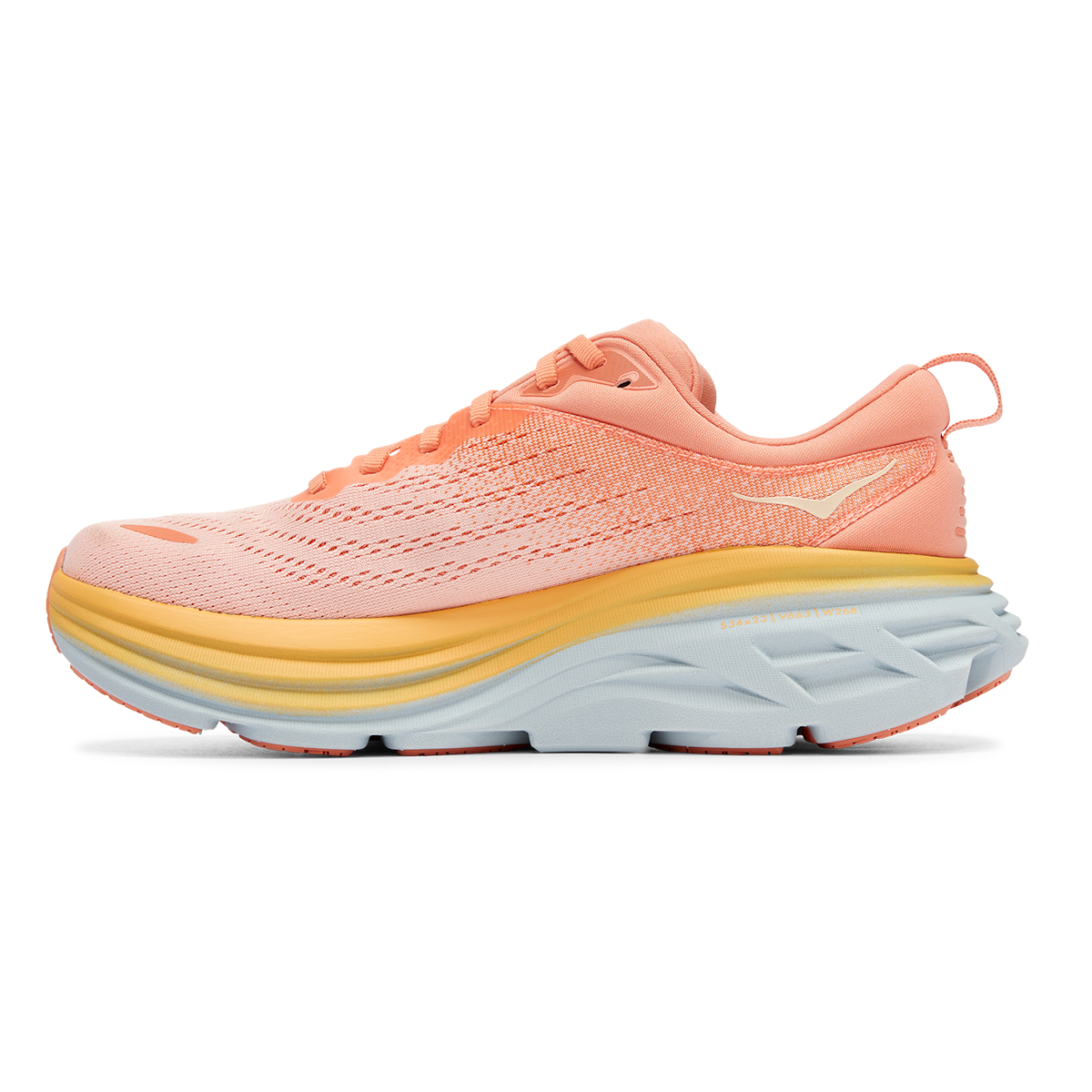 Hoka Bondi 8 - Shell Coral - Peach Parfait