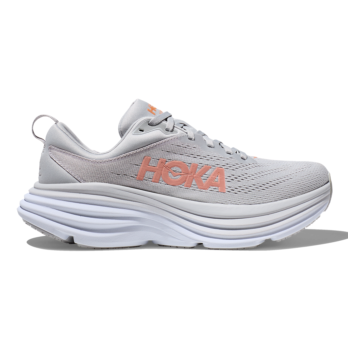 Hoka Bondi 8 - Harbor Mist - Lunar Rock