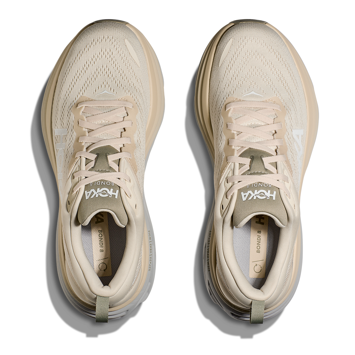 Hoka Bondi 8 - Oat Milk - Barley