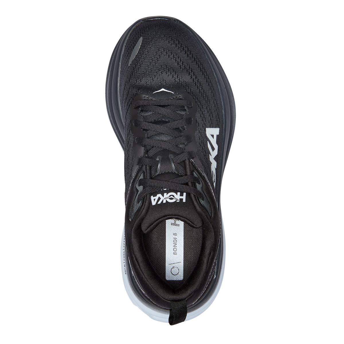 Hoka Bondi 8 - Black - White