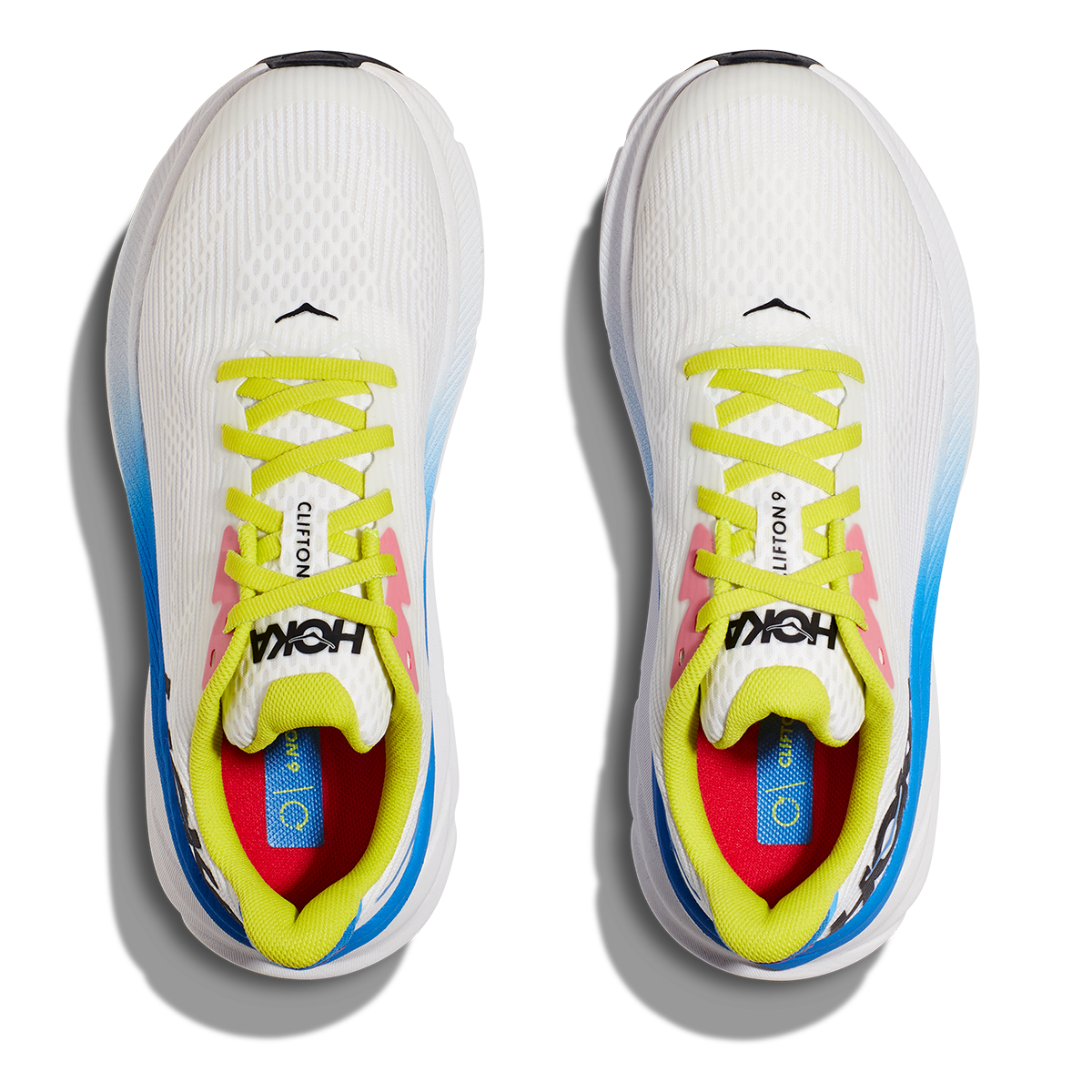 Hoka Clifton 9 - Blanc de Blanc - Virtual Blue