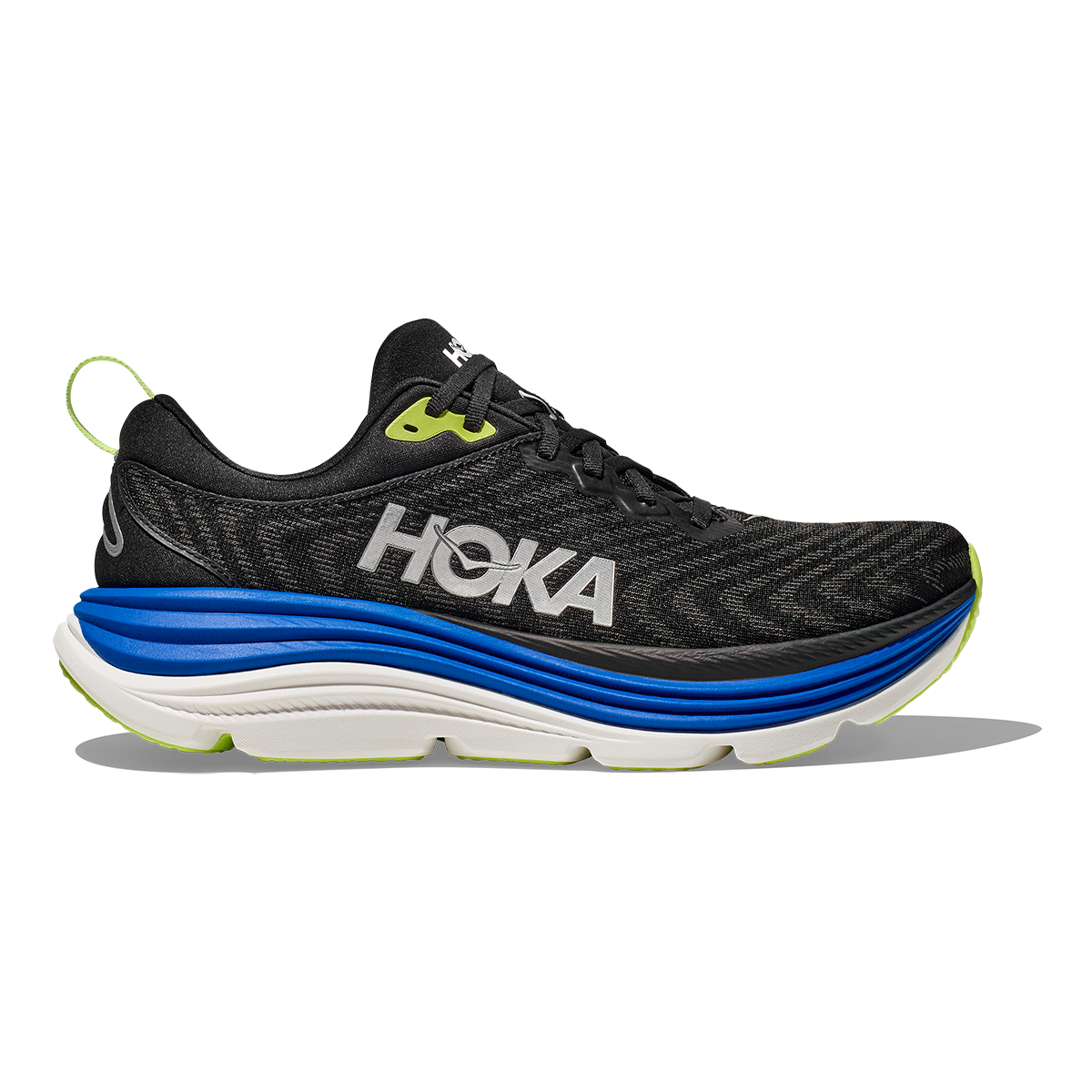 Hoka Gaviota 5 - Black - Electric Cobalt