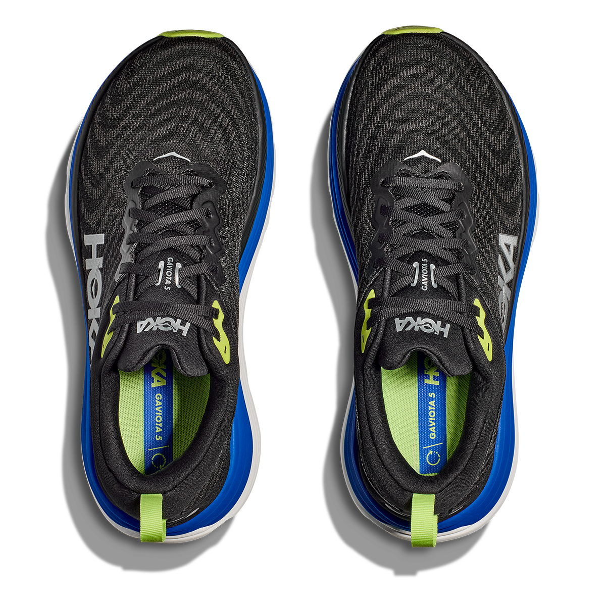 Hoka Gaviota 5 - Black - Electric Cobalt