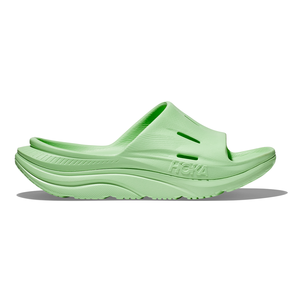 Hoka Ora Recovery Slide 3 - Lime Glow - Lime Glow