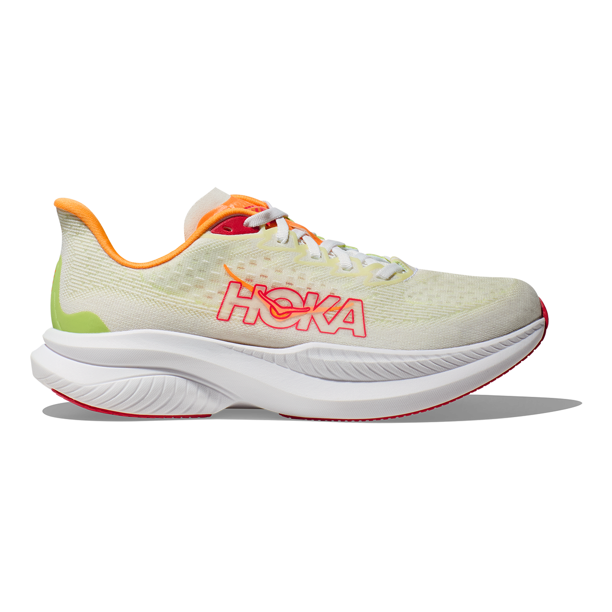 Hoka Mach 6 - White - Lettuce