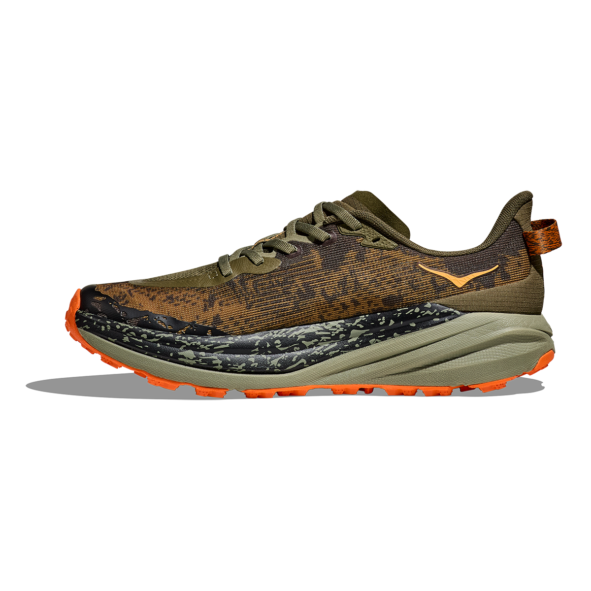 Hoka Speedgoat 6 - Antique Olive - Squash