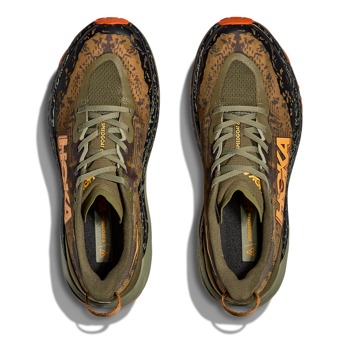 Hoka Speedgoat 6 - Antique Olive - Squash