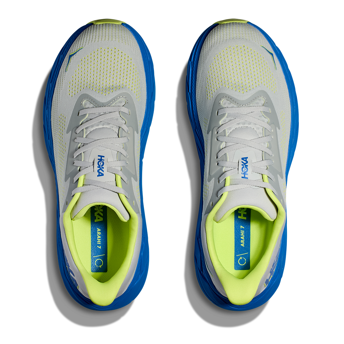 Hoka Arahi 7 - Stardust - Electric Cobalt