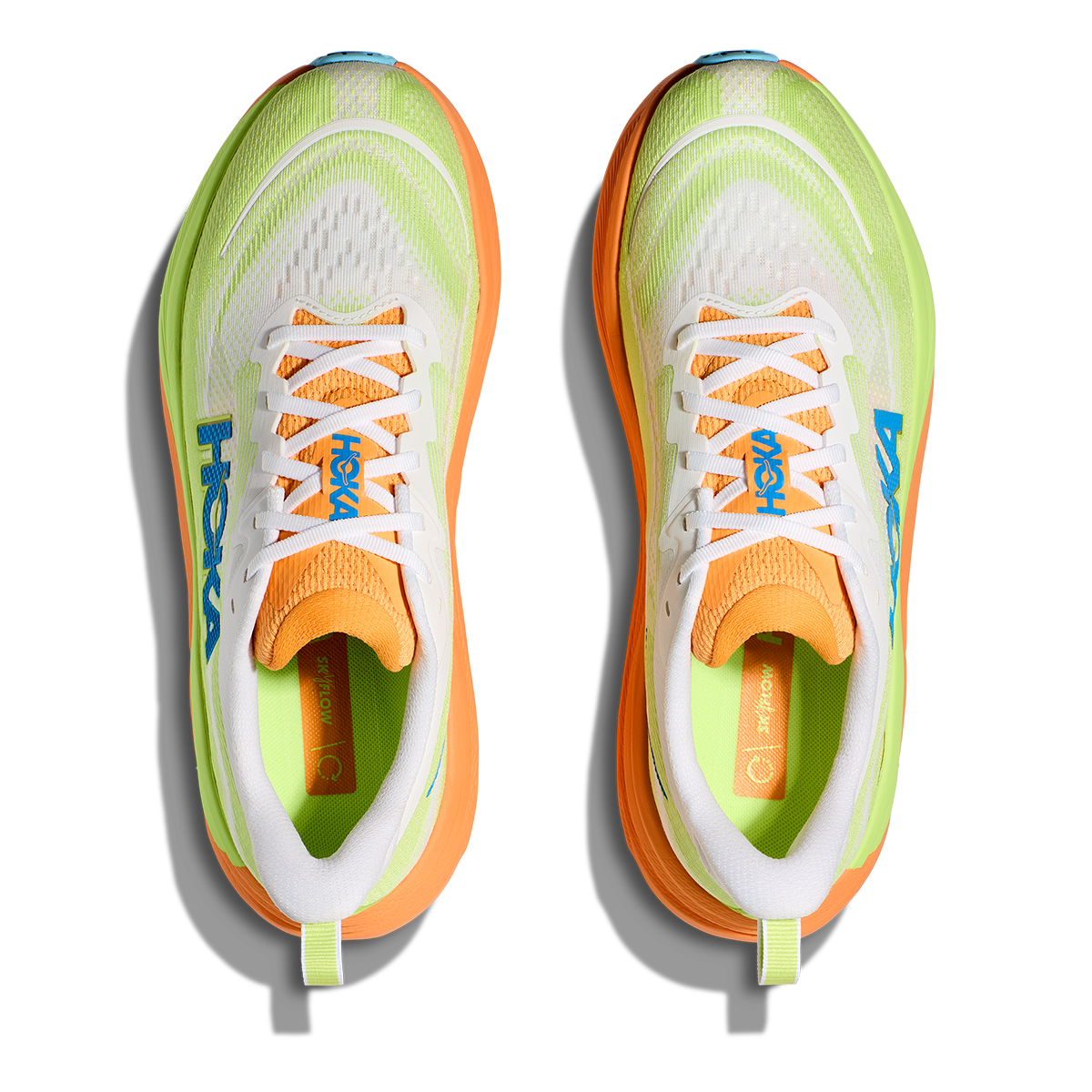 Hoka Skyflow - Frost - Solar Flare