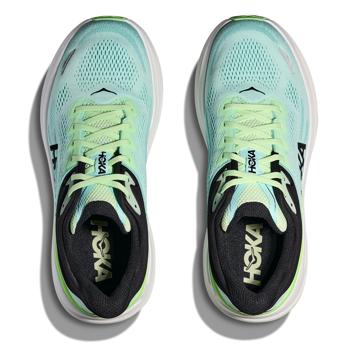 Hoka Bondi 9 Luna Moth - Blue Spark