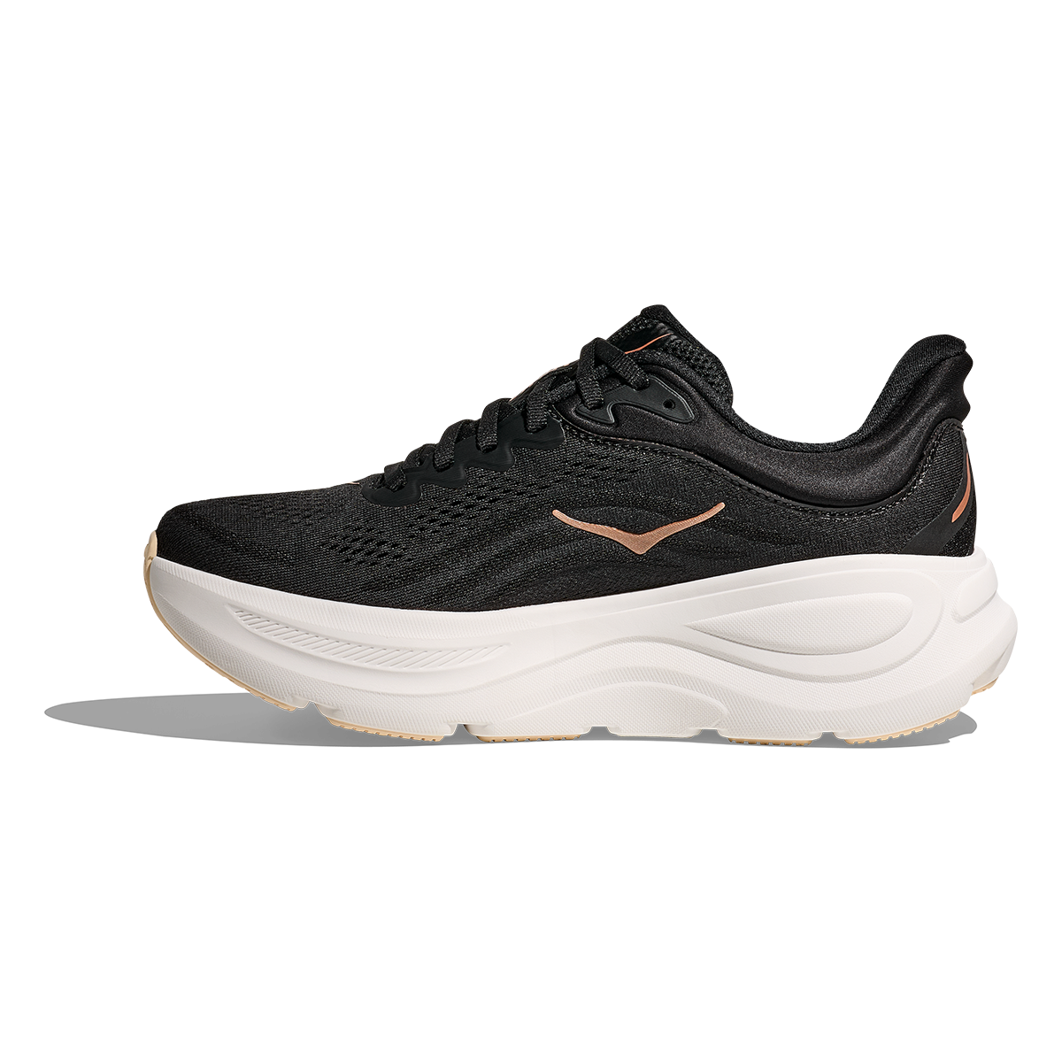 Hoka Bondi 9 Black - Rose Gold