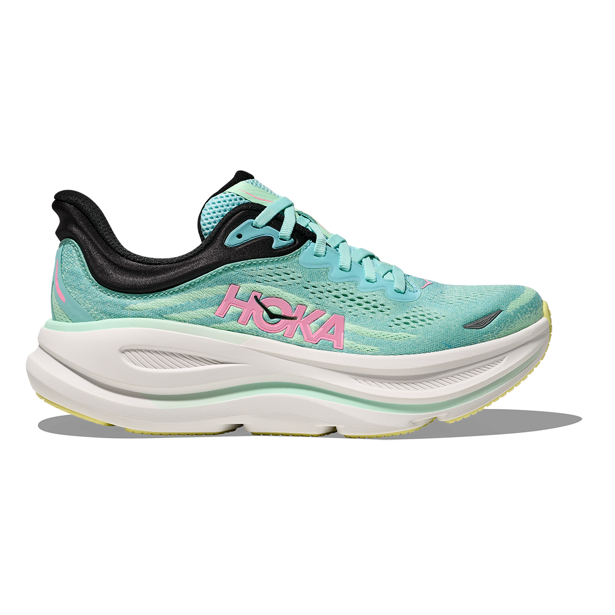 Hoka Bondi 9 Blue Spark - Mint Fluorite