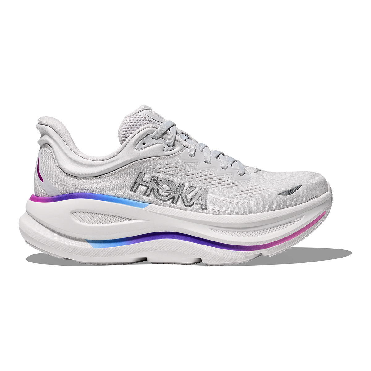 Hoka Bondi 9 Cosmic Grey - White