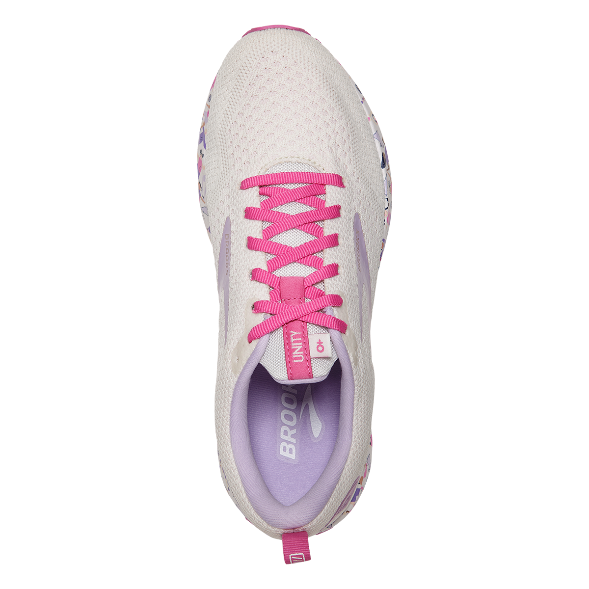 Brooks Revel 4 - White - Lilac - Pink