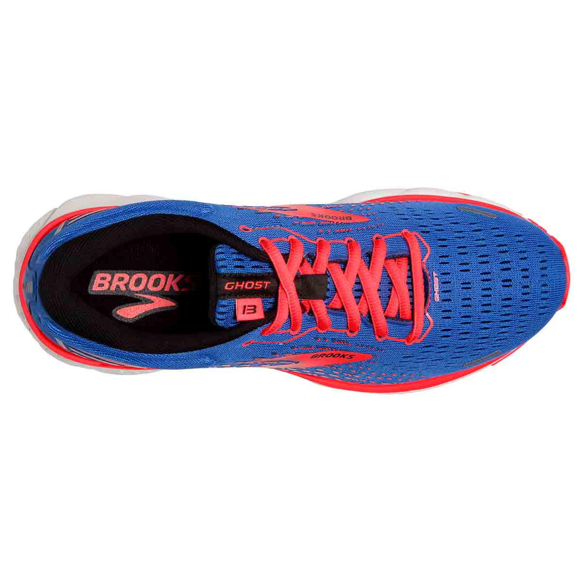 Brooks Ghost 13 - Blue - Coral - White