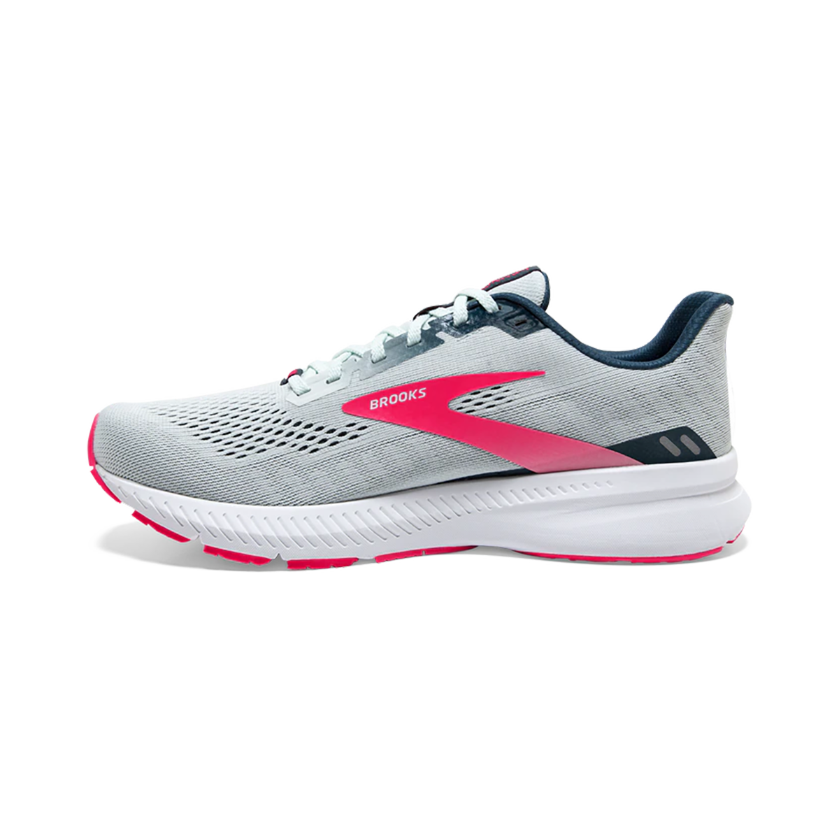 Brooks Launch 8 - Ice Flow - Navy - Pink