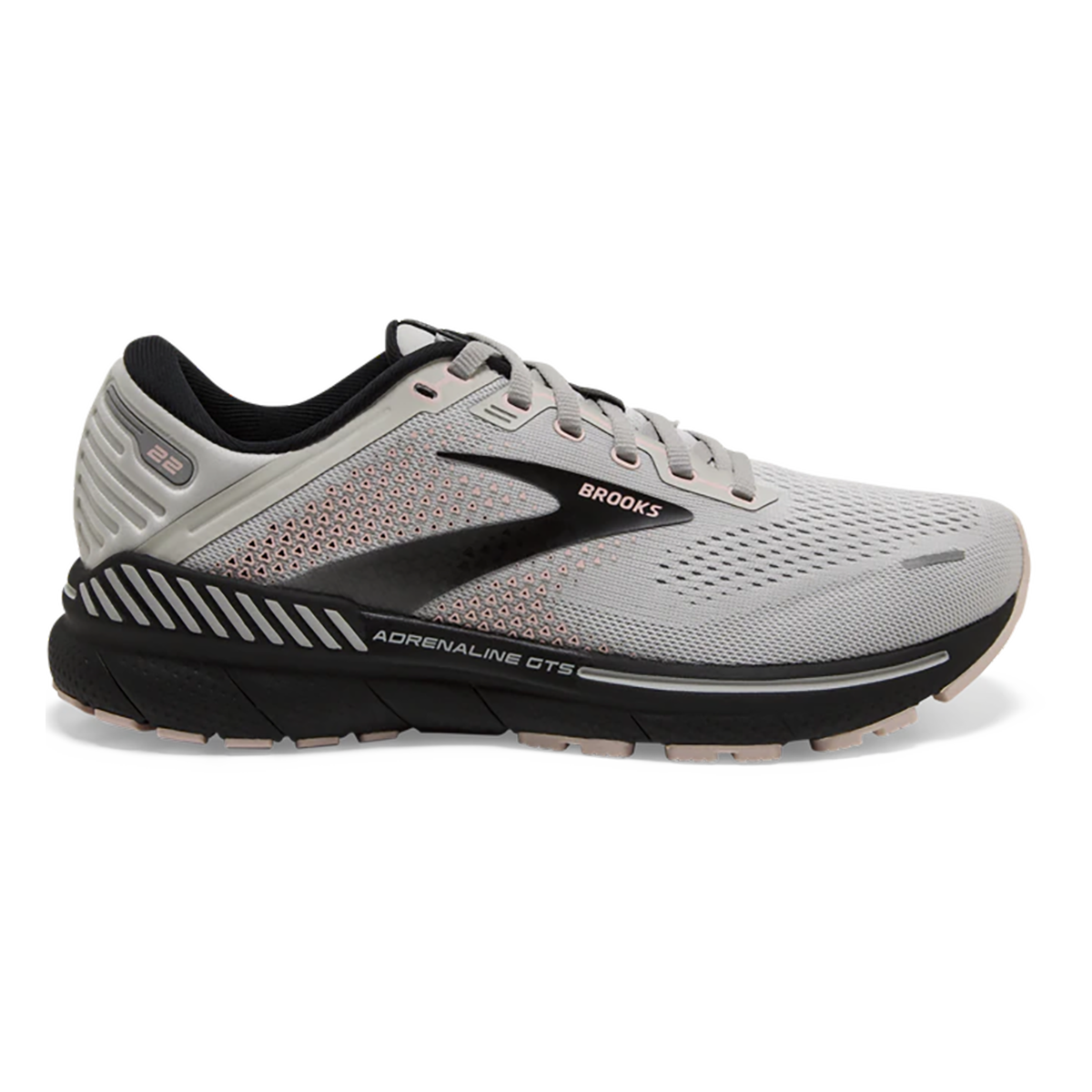 Brooks Adrenaline GTS 22 - Grey - Rose - Black