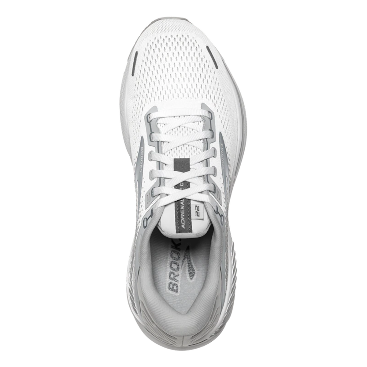 Brooks Adrenaline GTS 22 - White - Oyster - Primer Grey