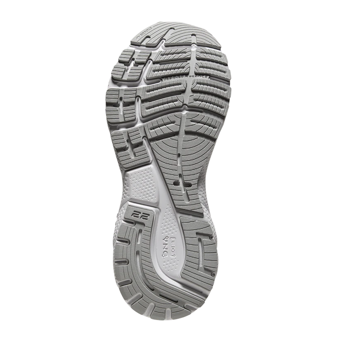 Brooks Adrenaline GTS 22 - White - Oyster - Primer Grey