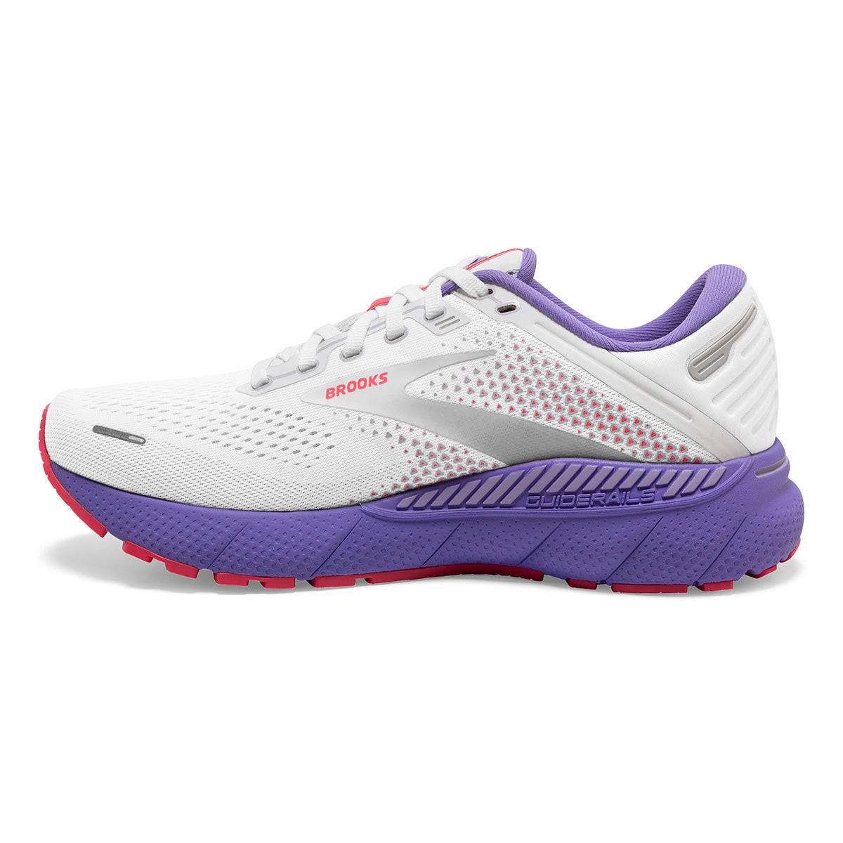 Brooks Adrenaline GTS 22 - White - Coral - Purple