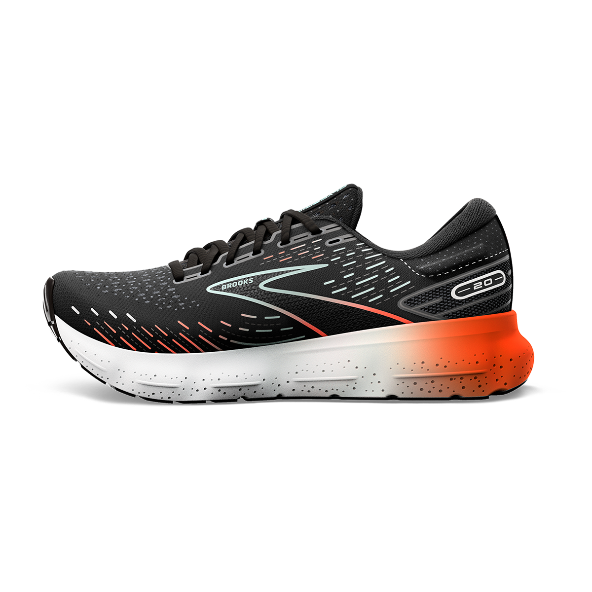 Brooks Glycerin 20 - Black - Red - Opal