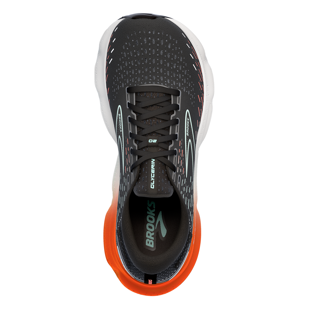 Brooks Glycerin 20 - Black - Red - Opal