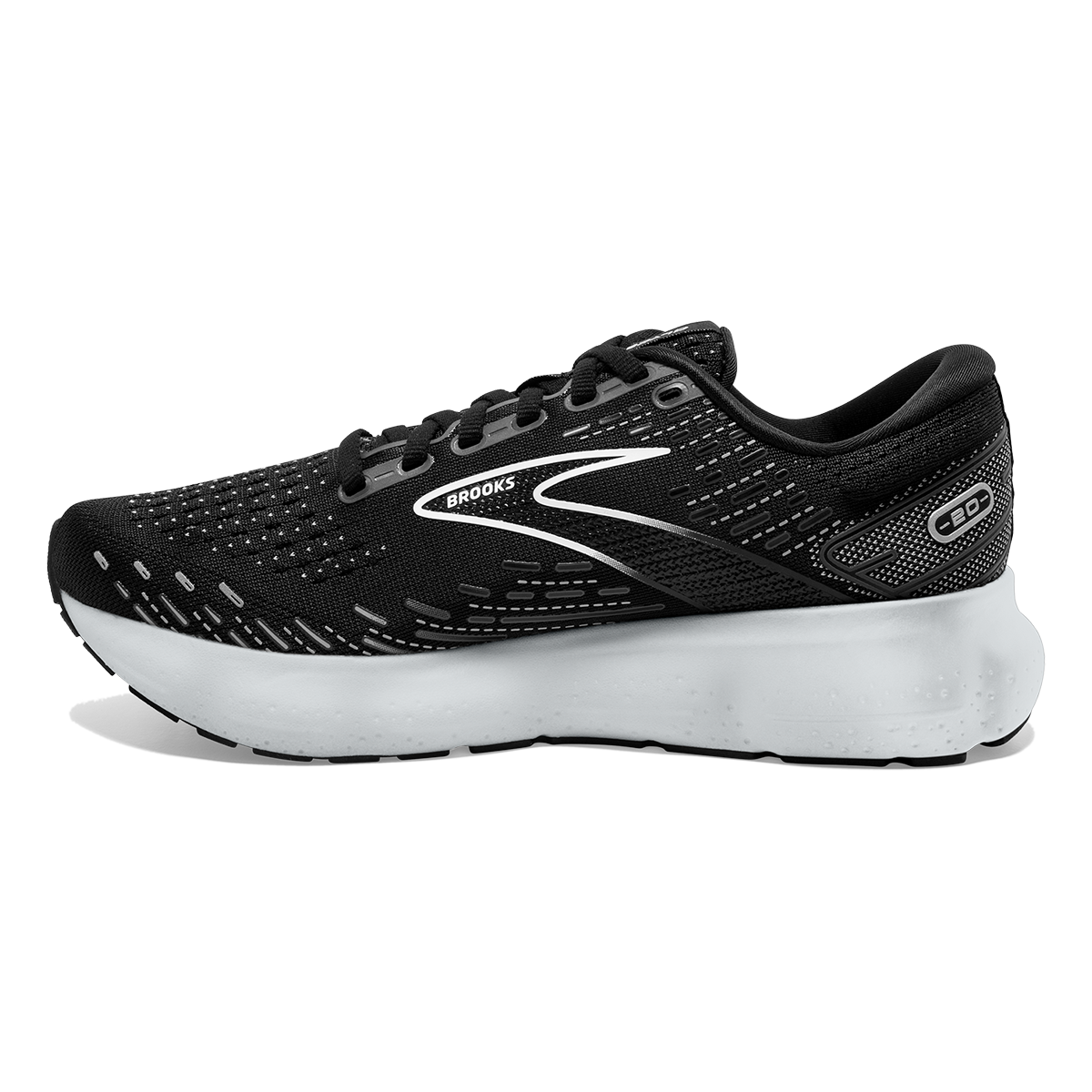 Brooks Glycerin 20 - Black - White - Alloy