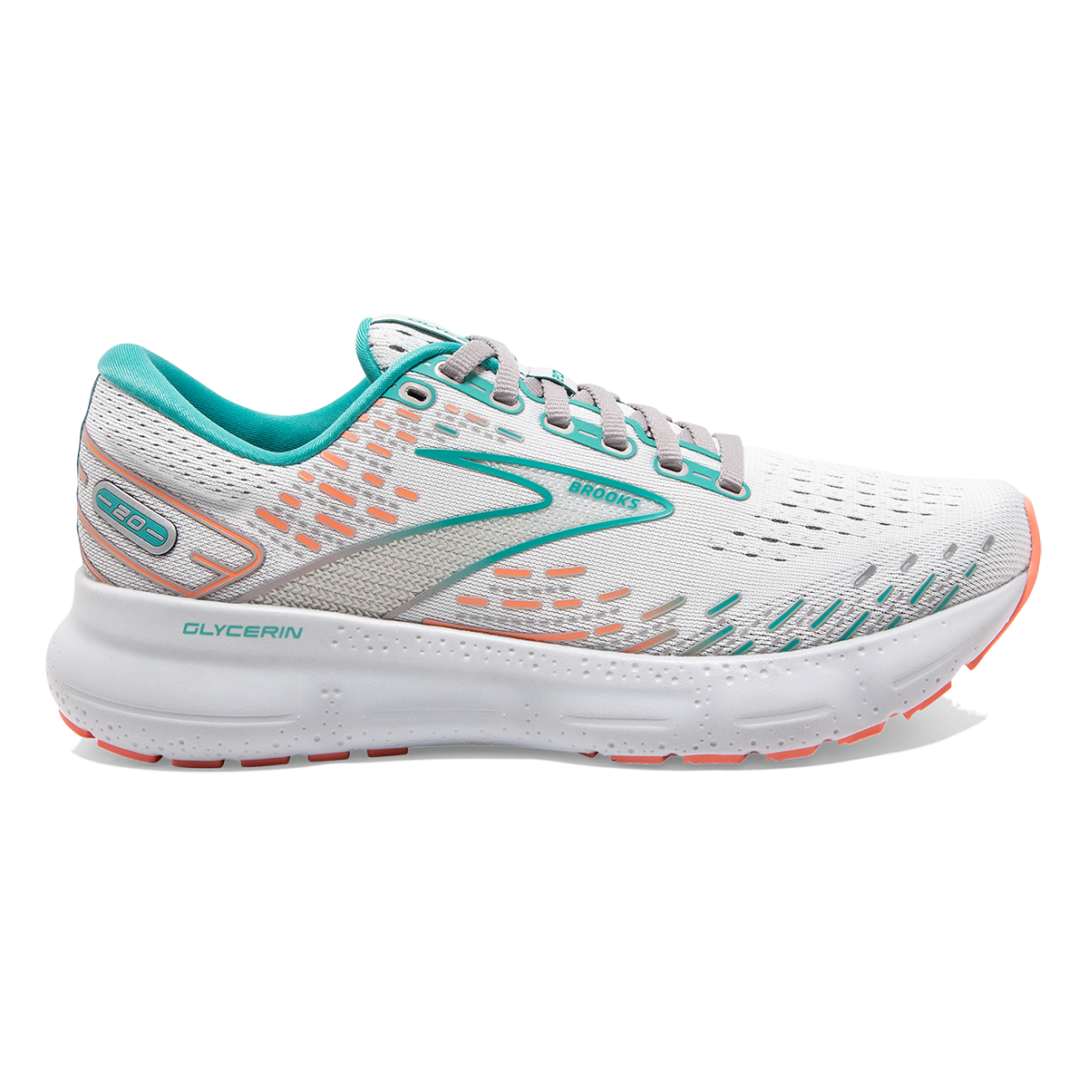 Brooks Glycerin 20 - Oyster - Latigo Bay - Coral