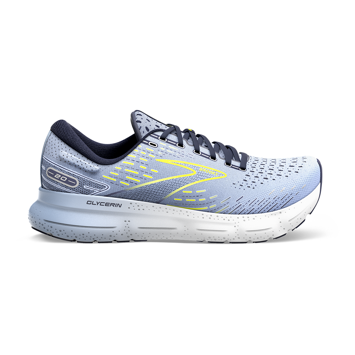 Brooks Glycerin 20 - Light Blue - Peacoat - Nightlife