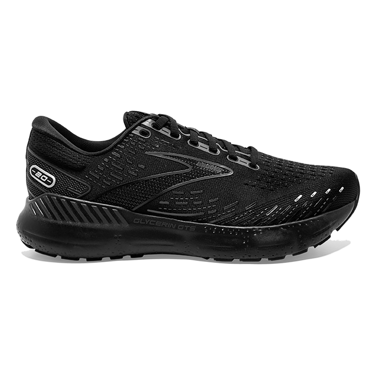 Brooks Glycerin GTS 20 - Black - Black - Ebony