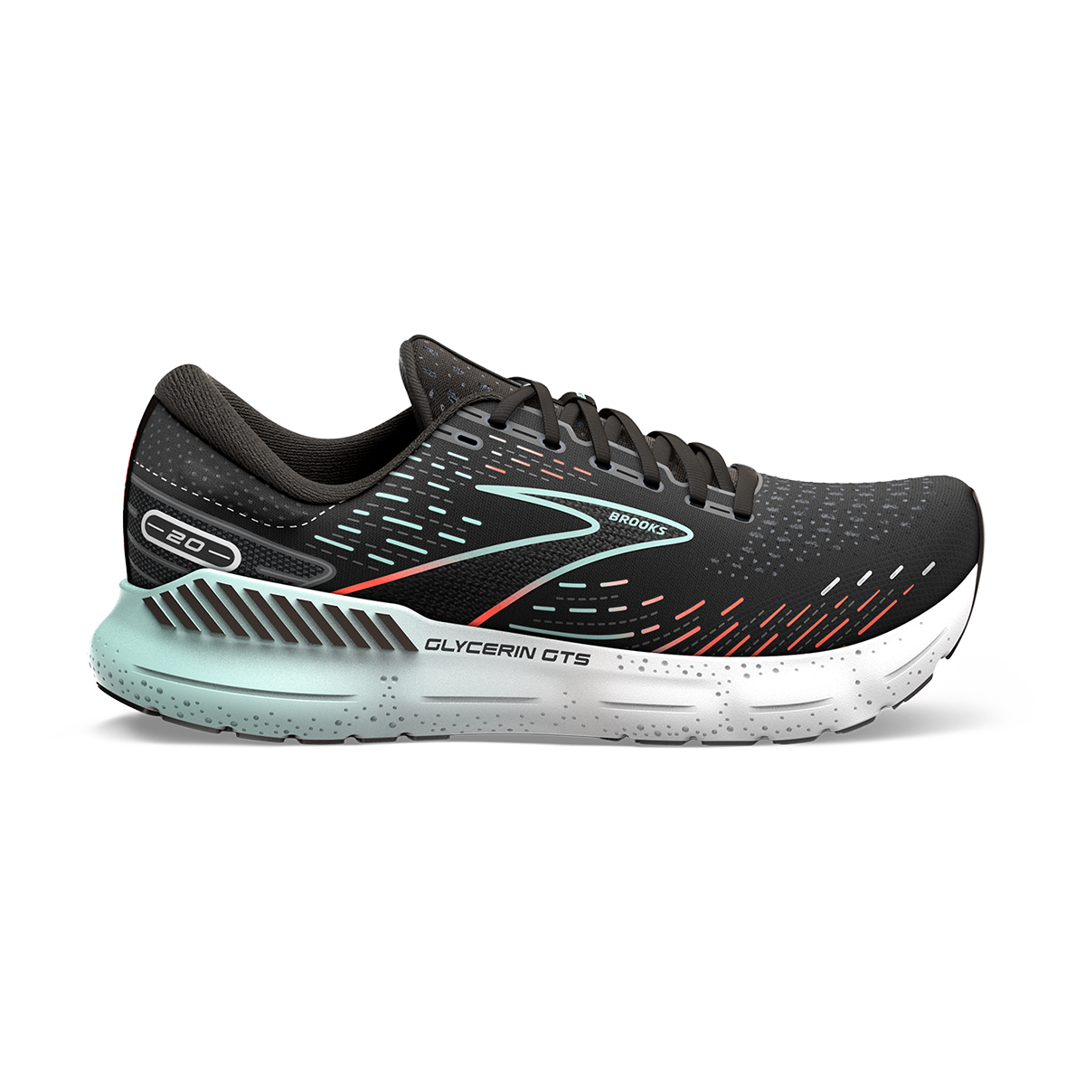 Brooks Glycerin GTS 20 - Black - Red - Opal